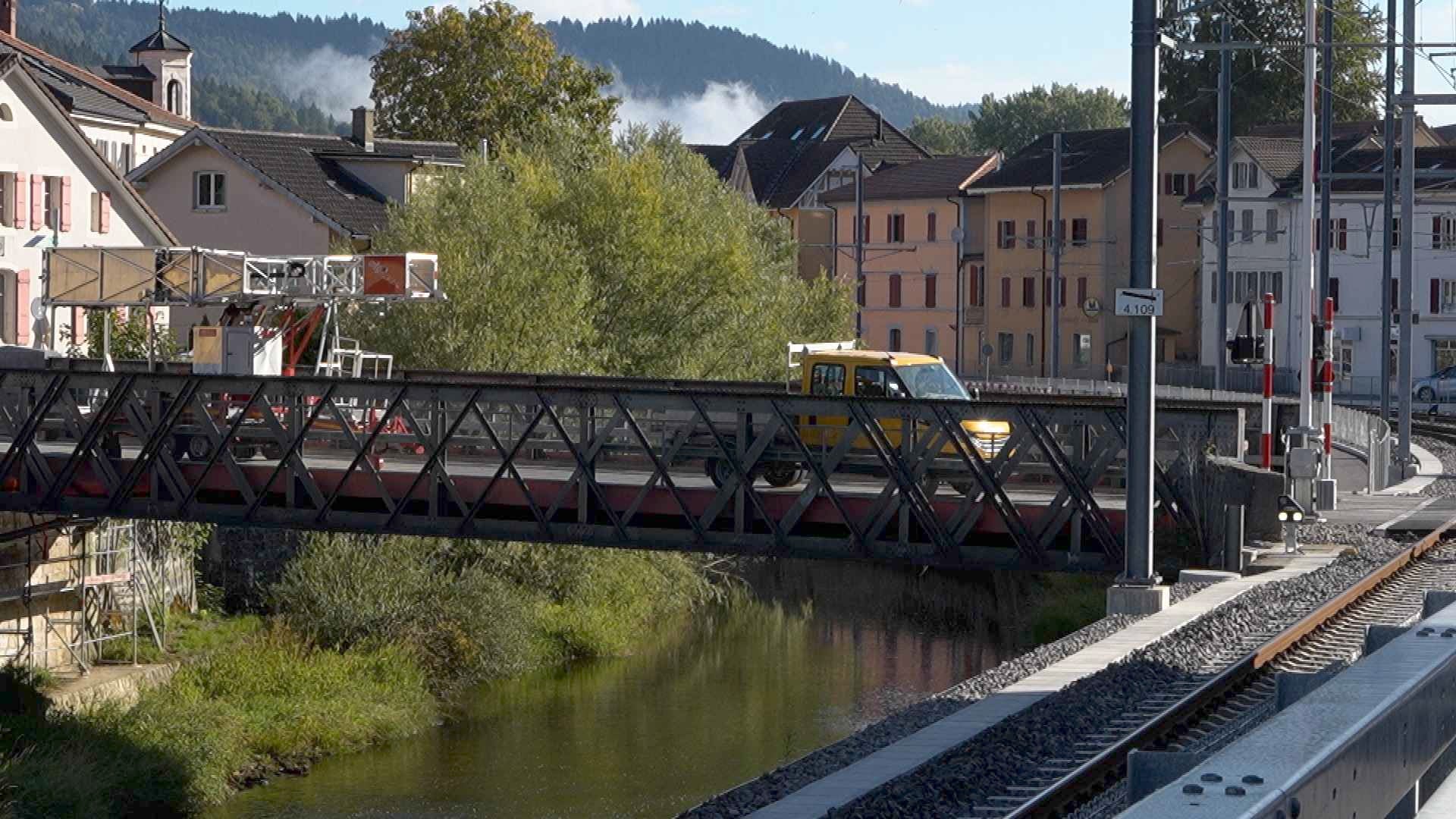 À Couvet, le village est coupé en deux à cause de travaux