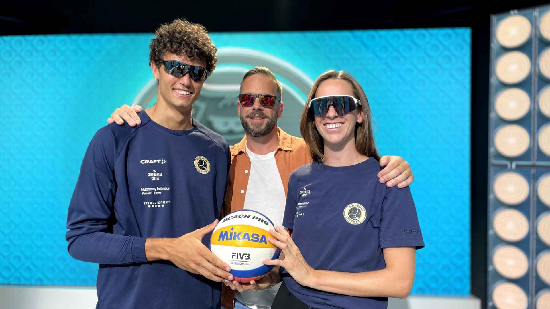 Maël Masseray et Mégan L'Hoste - Beach Volley