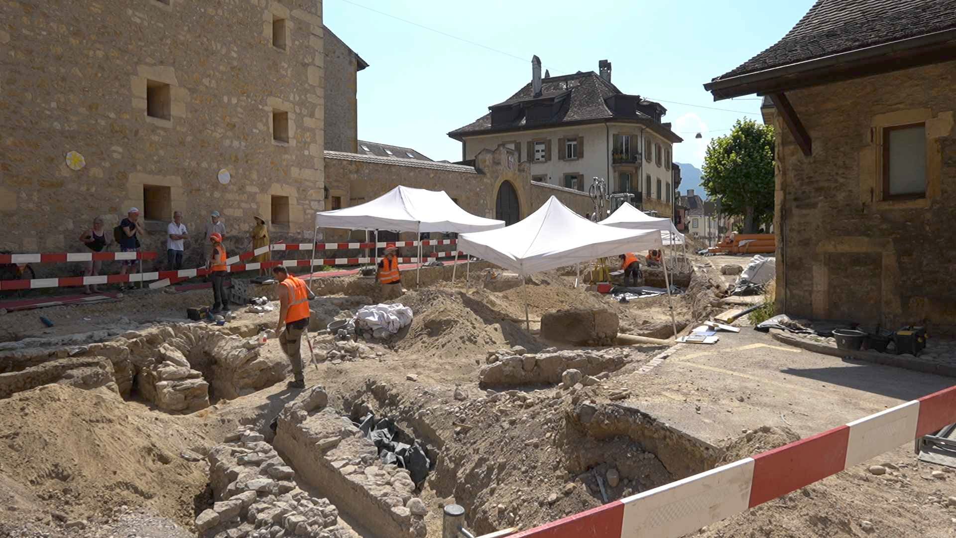 L'impressionnante villa romaine de Colombier bientôt enfouie