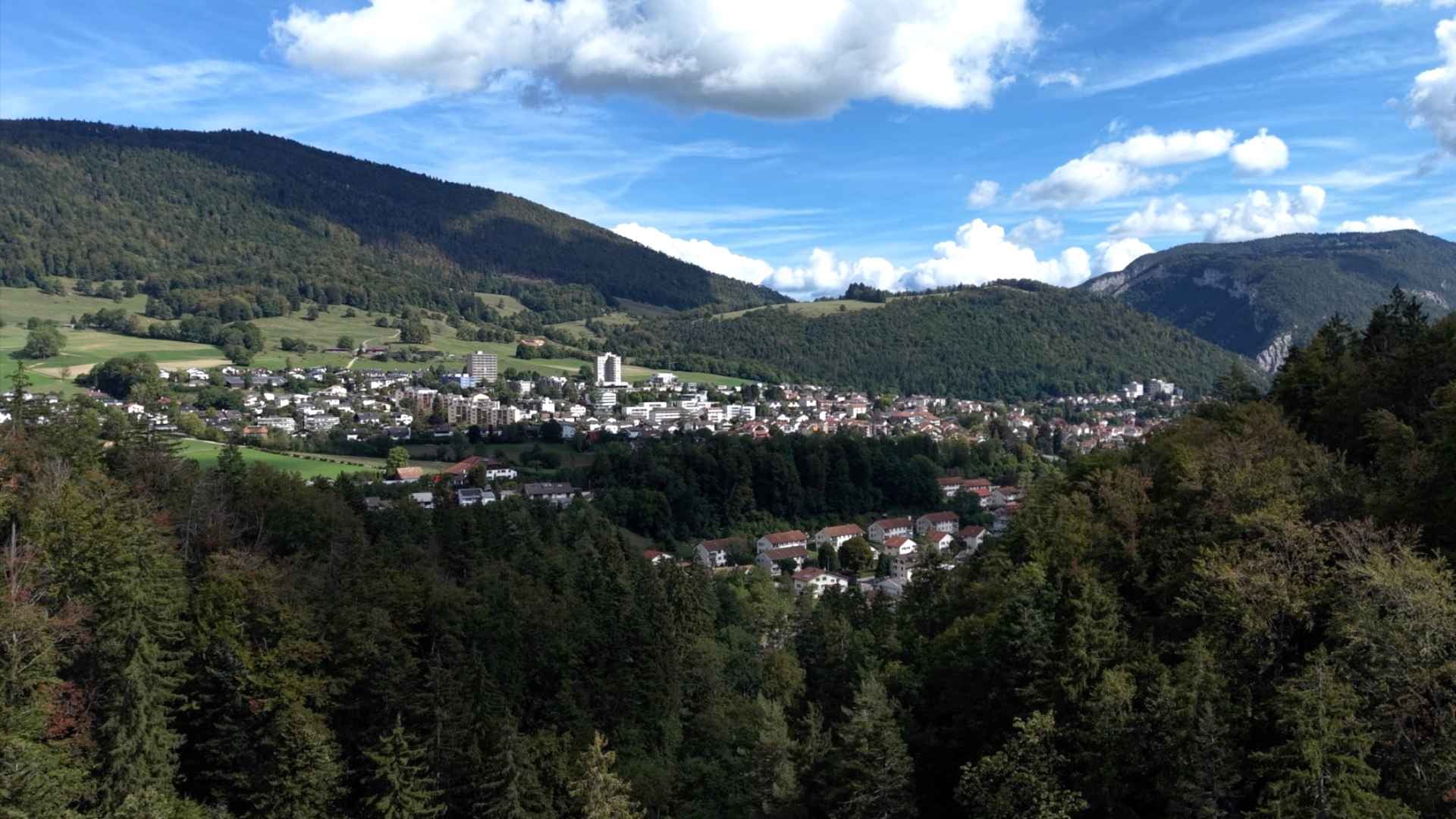 Moutier, un château d'eau de la région