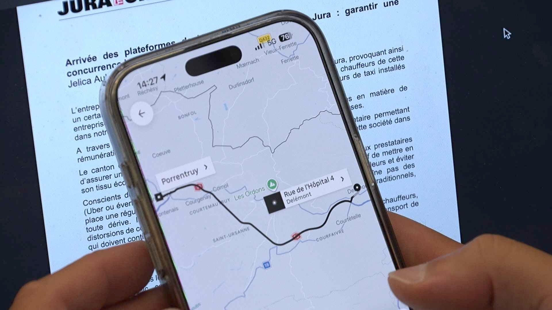 Pas de nouvelles règles pour Uber dans le Jura