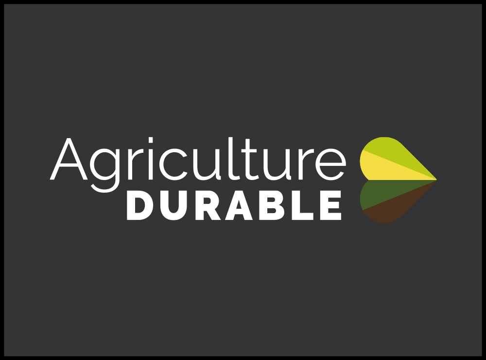 Badge de l'émission Agriculture Durable - Canal Alpha