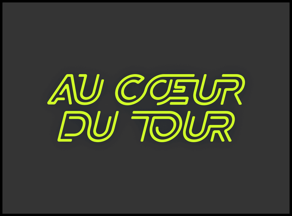 Badge de l'émission Au coeur du tour - Canal Alpha