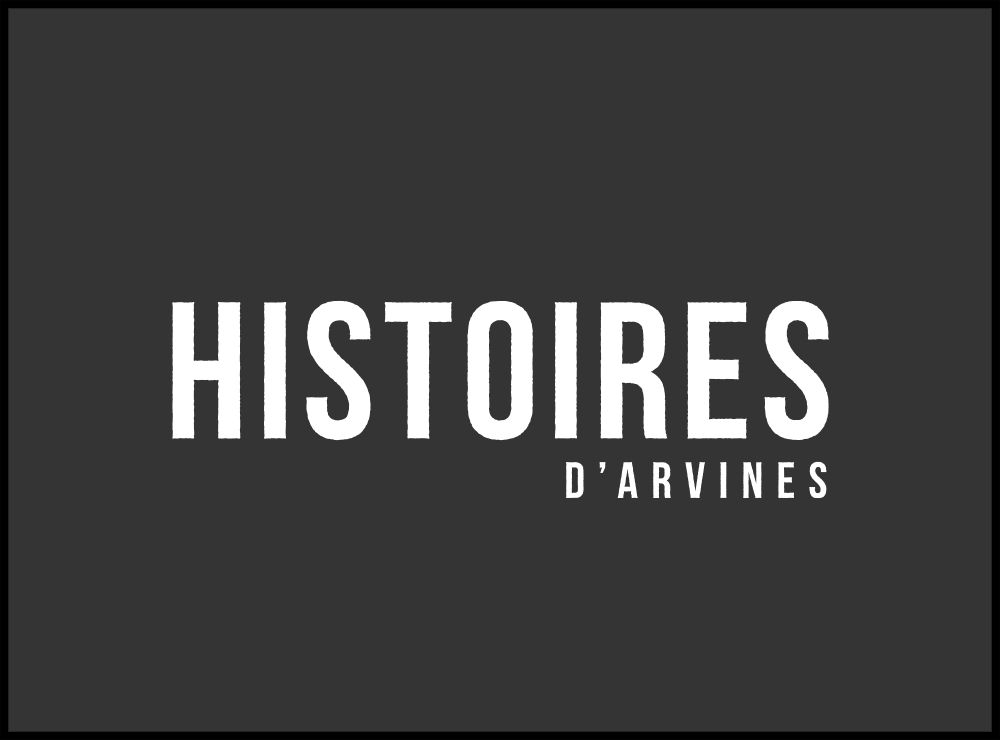 Badge de l'émission Histoires d'Arvines - Canal Alpha
