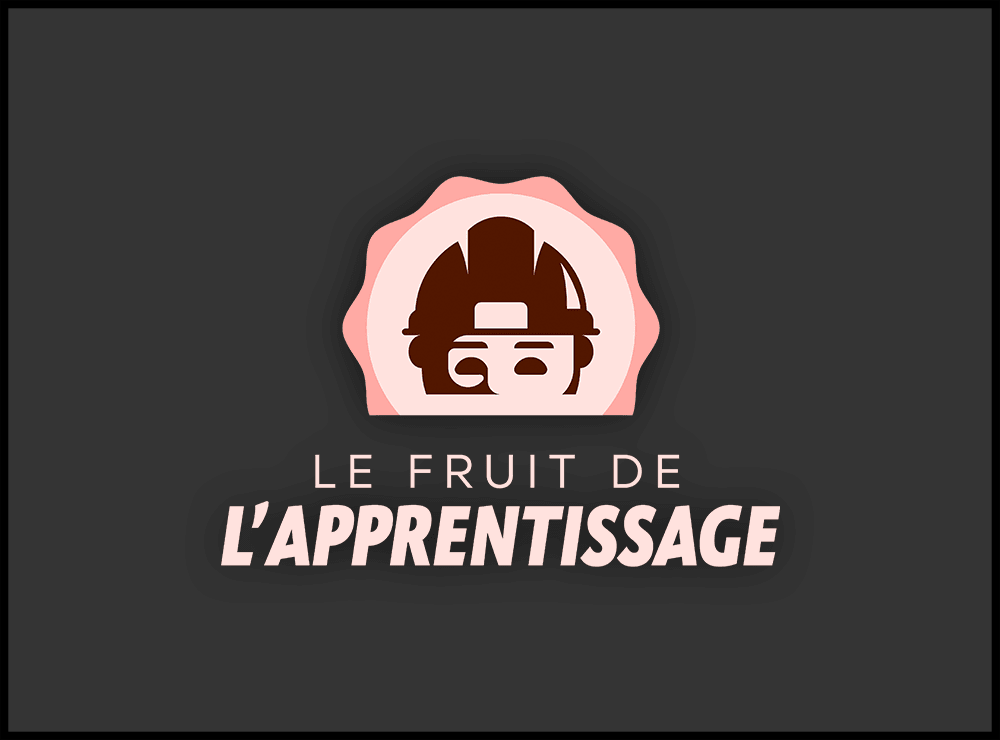 Badge de l'émission Le fruit de l'apprentissage - Canal Alpha